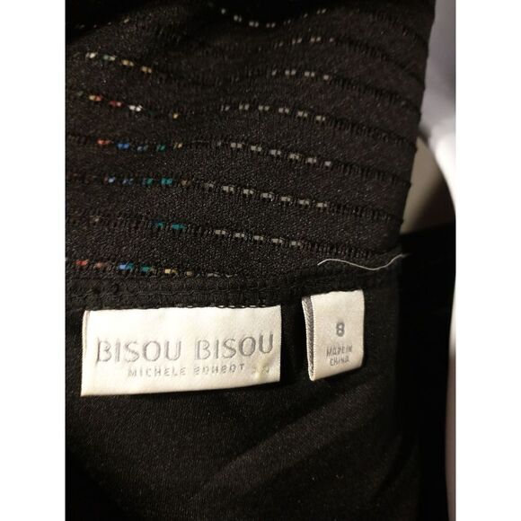 Bisou Bisou cold shoulder black dress 8 - Picture 4 of 4